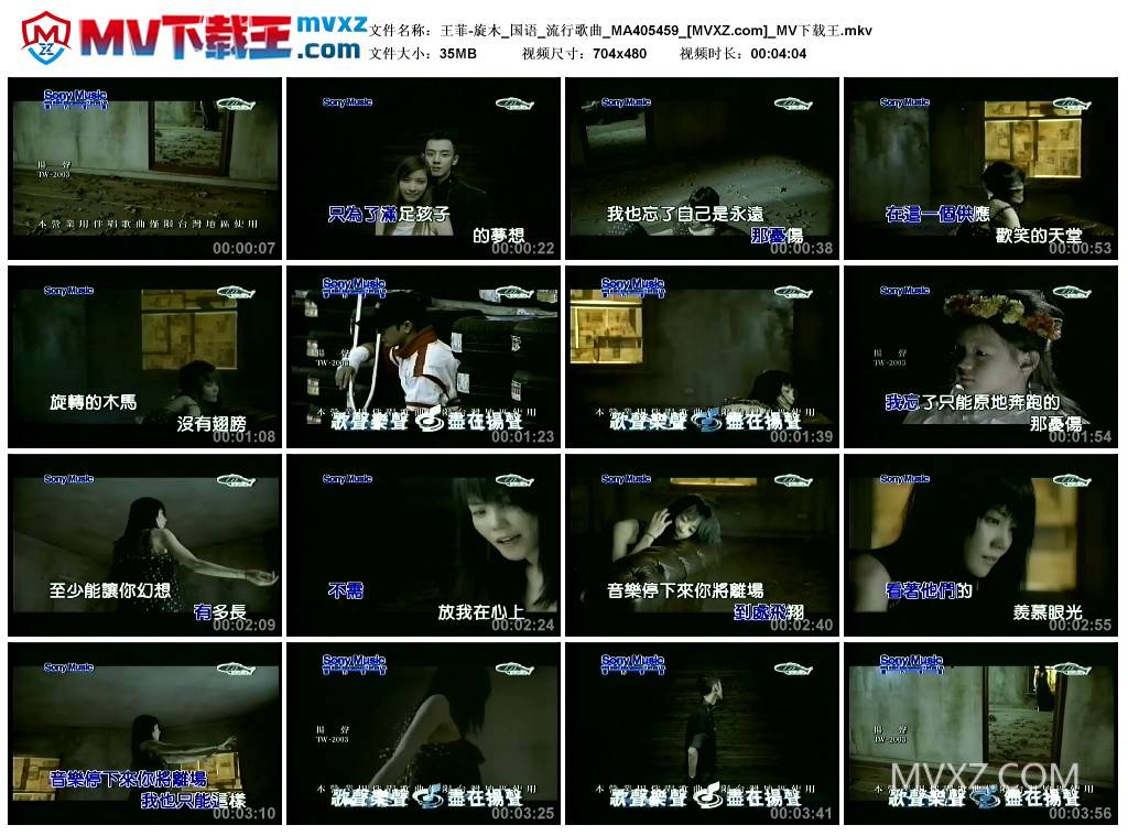 王菲-旋木_国语_流行歌曲_MA405459